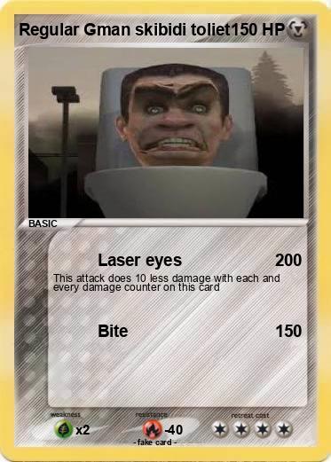 Pokemon Regular Gman skibidi toliet