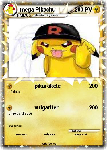 Pokemon mega Pikachu