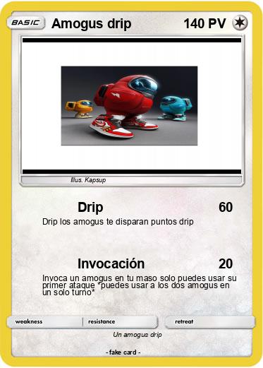 Pokemon Amogus drip