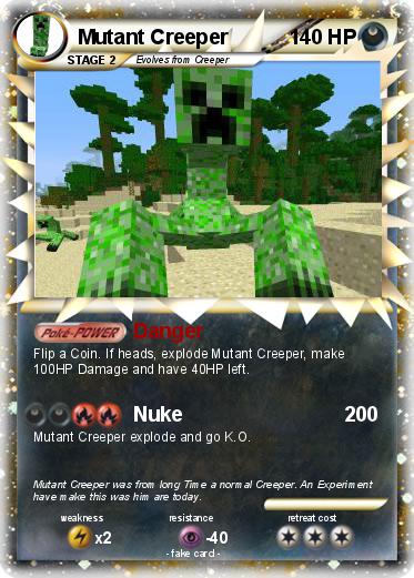 Pokemon Mutant Creeper