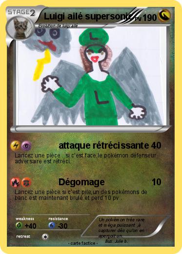 Pokemon Luigi ailé supersonic