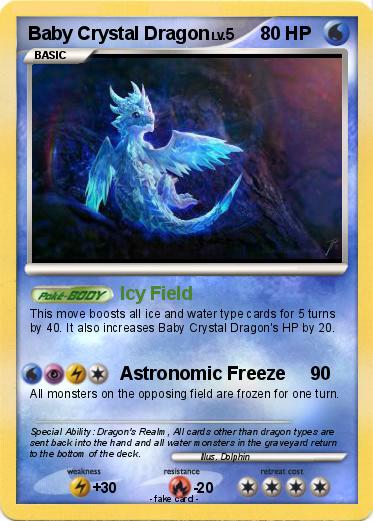 Pokemon Baby Crystal Dragon