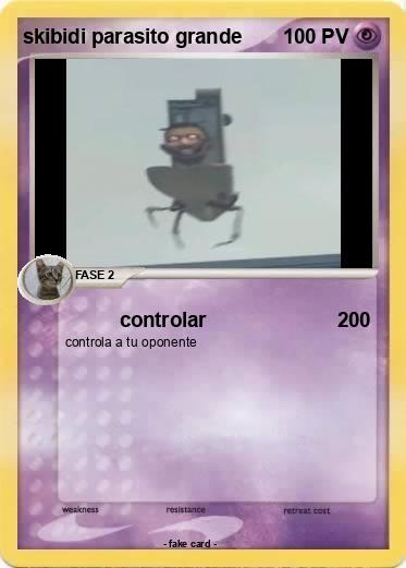 Pokemon skibidi parasito grande