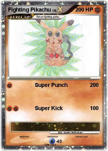 Pokemon Fighting Pikachu