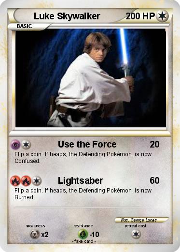 Pokemon Luke Skywalker