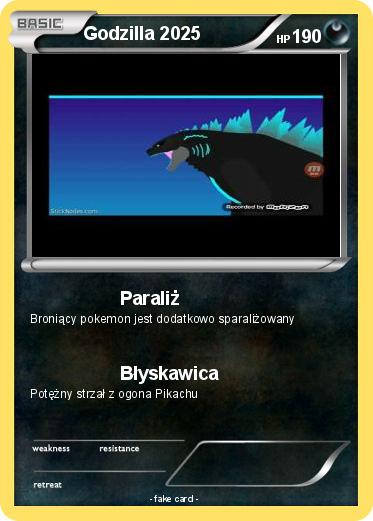 Pokemon Godzilla 2025