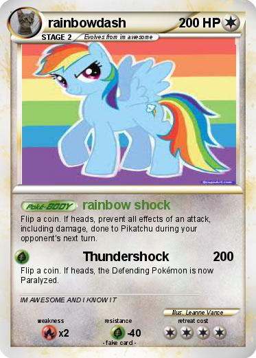 Pokemon rainbowdash