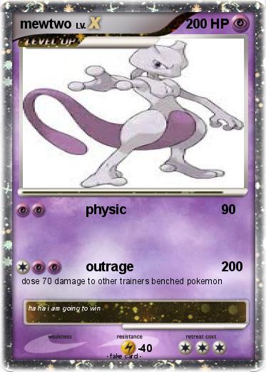 Pokemon mewtwo