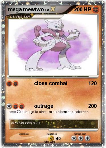 Pokemon mega mewtwo