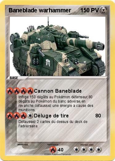 Pokemon Baneblade warhammer