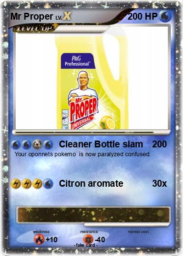 Pokemon Mr Proper