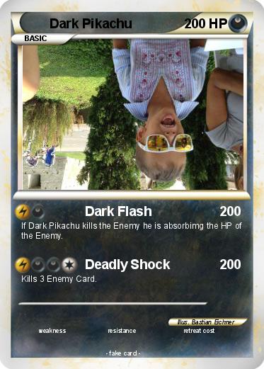 Pokemon Dark Pikachu