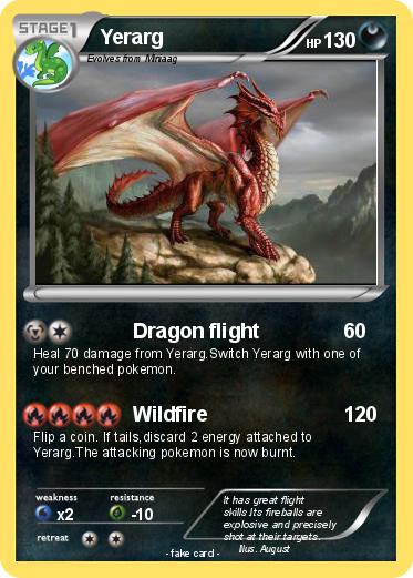 Pokémon Yerarg - Dragon flight - My Pokemon Card