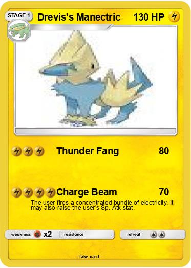 Pokemon Drevis's Manectric