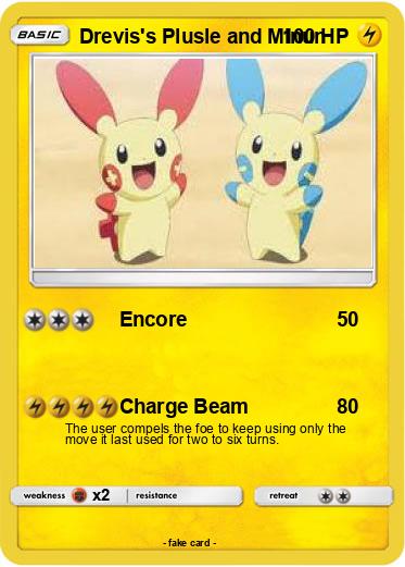Pokemon Drevis's Plusle and Minun