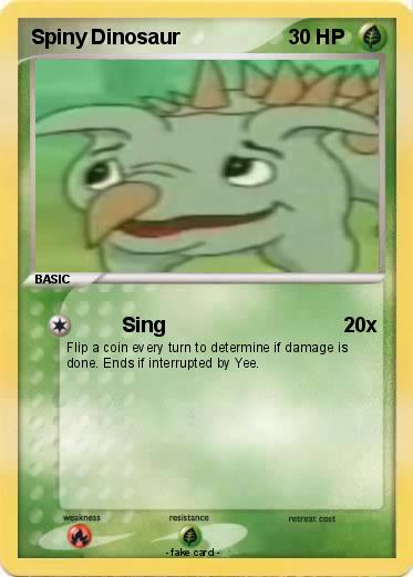 Pokemon Spiny Dinosaur