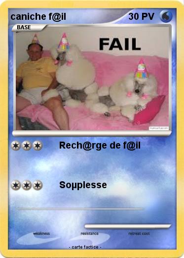 Pokemon caniche f@il