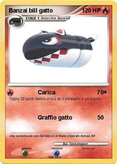 Pokemon Banzai bill gatto