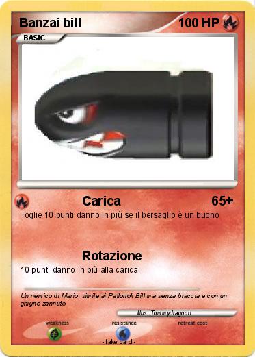 Pokemon Banzai bill