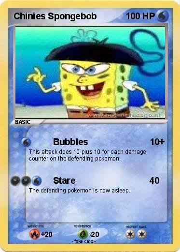 Pokemon Chinies Spongebob