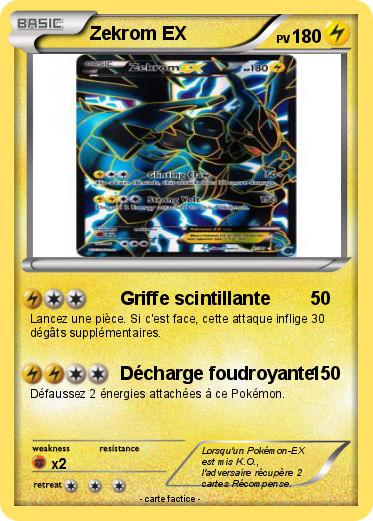 Pokemon Zekrom EX