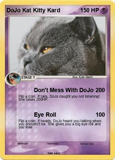 Pokemon DoJo Kat Kitty Kard