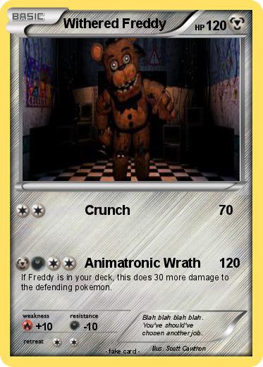 Pokemon Withered Freddy