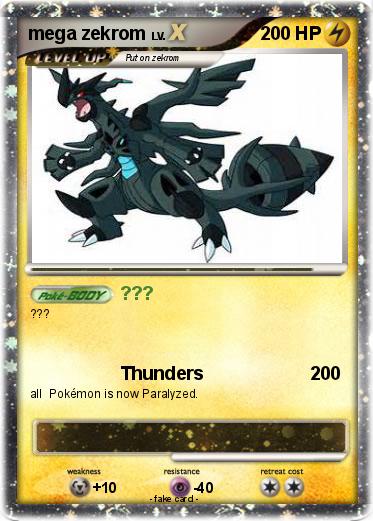 Pokemon mega zekrom