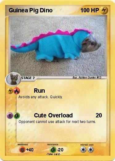 Pokemon Guinea Pig Dino