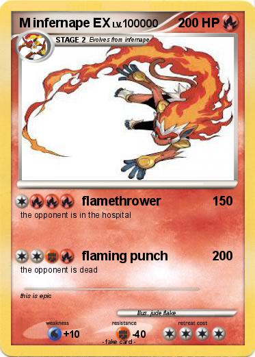 Pokemon M infernape EX