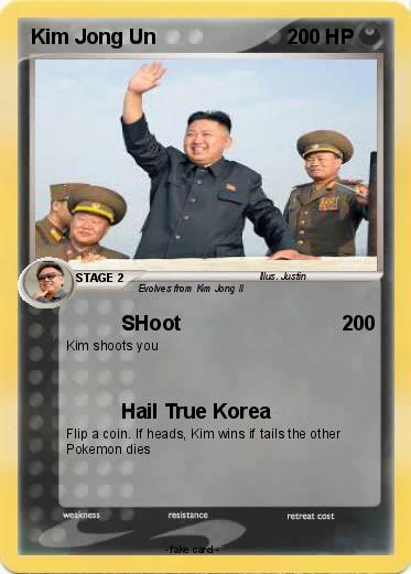 Pokemon Kim Jong Un