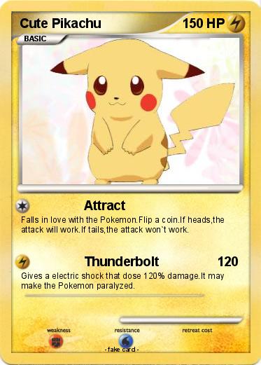 Pokemon Cute Pikachu