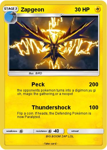 Pokemon Zapgeon