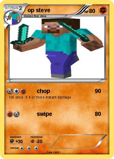 Pokemon op steve