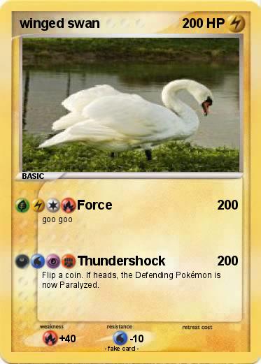 Pokemon winged swan