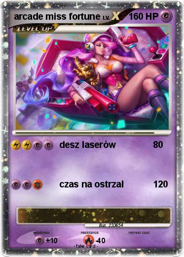 Pokemon arcade miss fortune