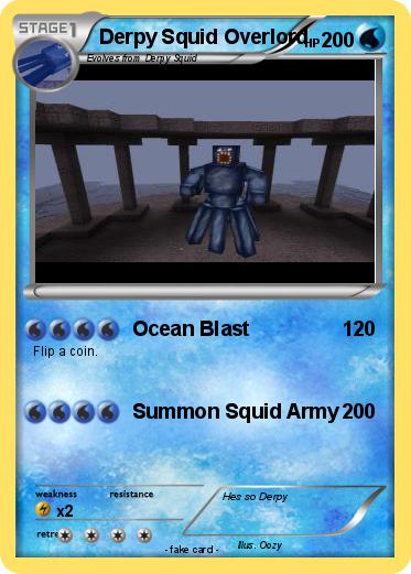 Pokemon Derpy Squid Overlord