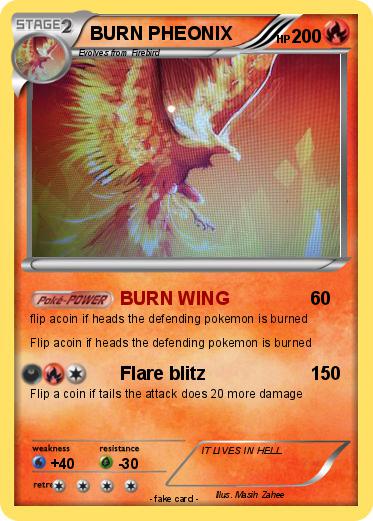 Pokemon BURN PHEONIX