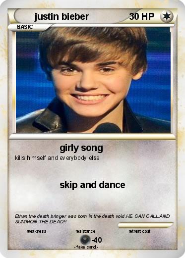 Pokemon justin bieber