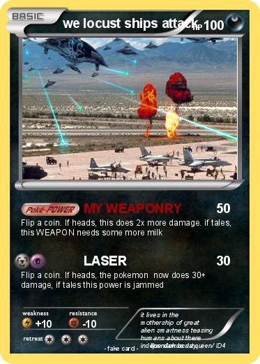 Pokemon we locust ships attack