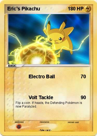 Pokemon Eric's Pikachu
