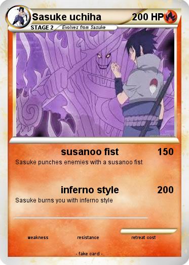 Pokemon Sasuke uchiha