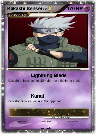 Pokemon Kakashi Sensei