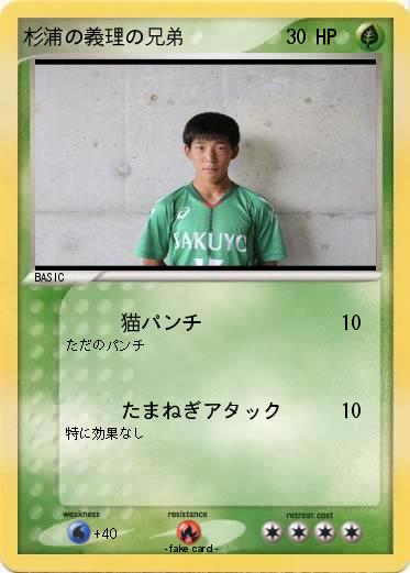 Pokemon 杉浦の義理の兄弟