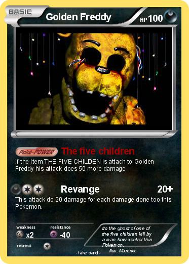 Pokemon Golden Freddy