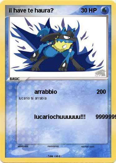 Pokemon il have te haura?
