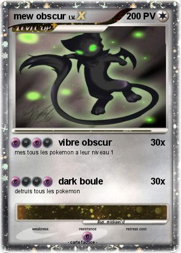 Pokemon mew obscur