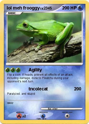 Pokemon lol meh frooggy