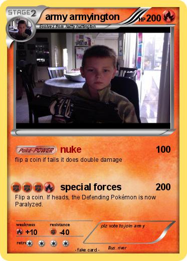 Pokemon army armyington