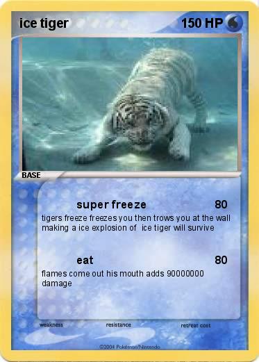 Pokemon ice tiger